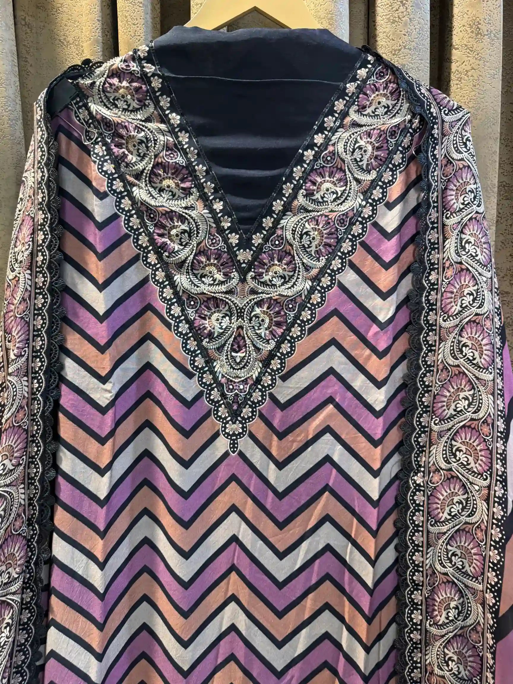Premium Muslin Cotton Pakistani Print Suit Set