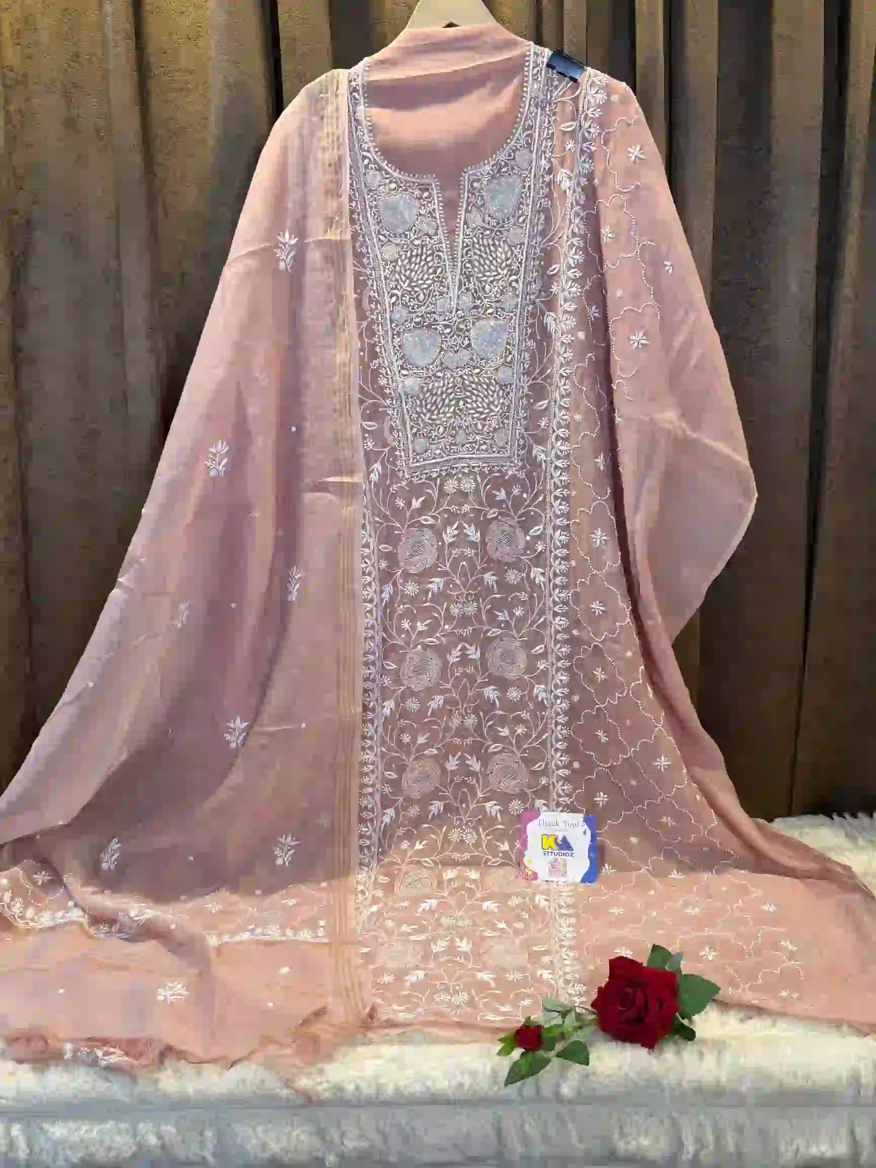 Pure Mul Chanderi Heritage Suit