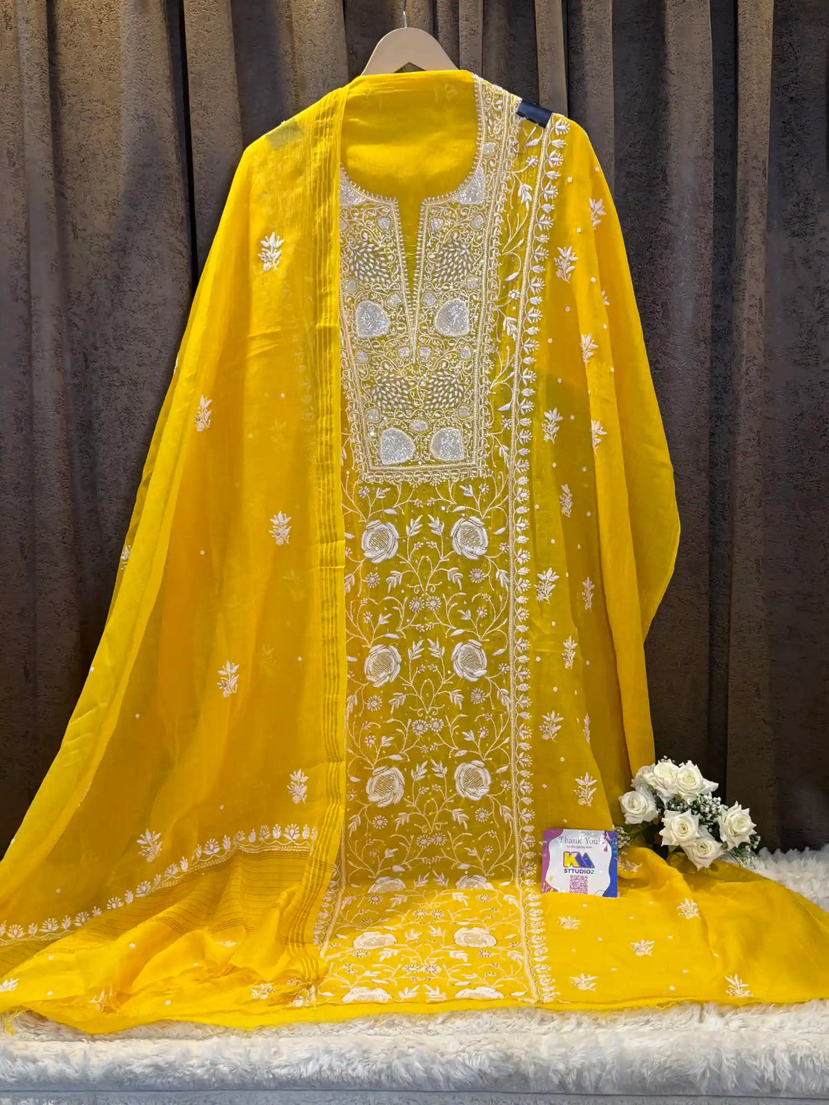 Pure Mul Chanderi Heritage Suit