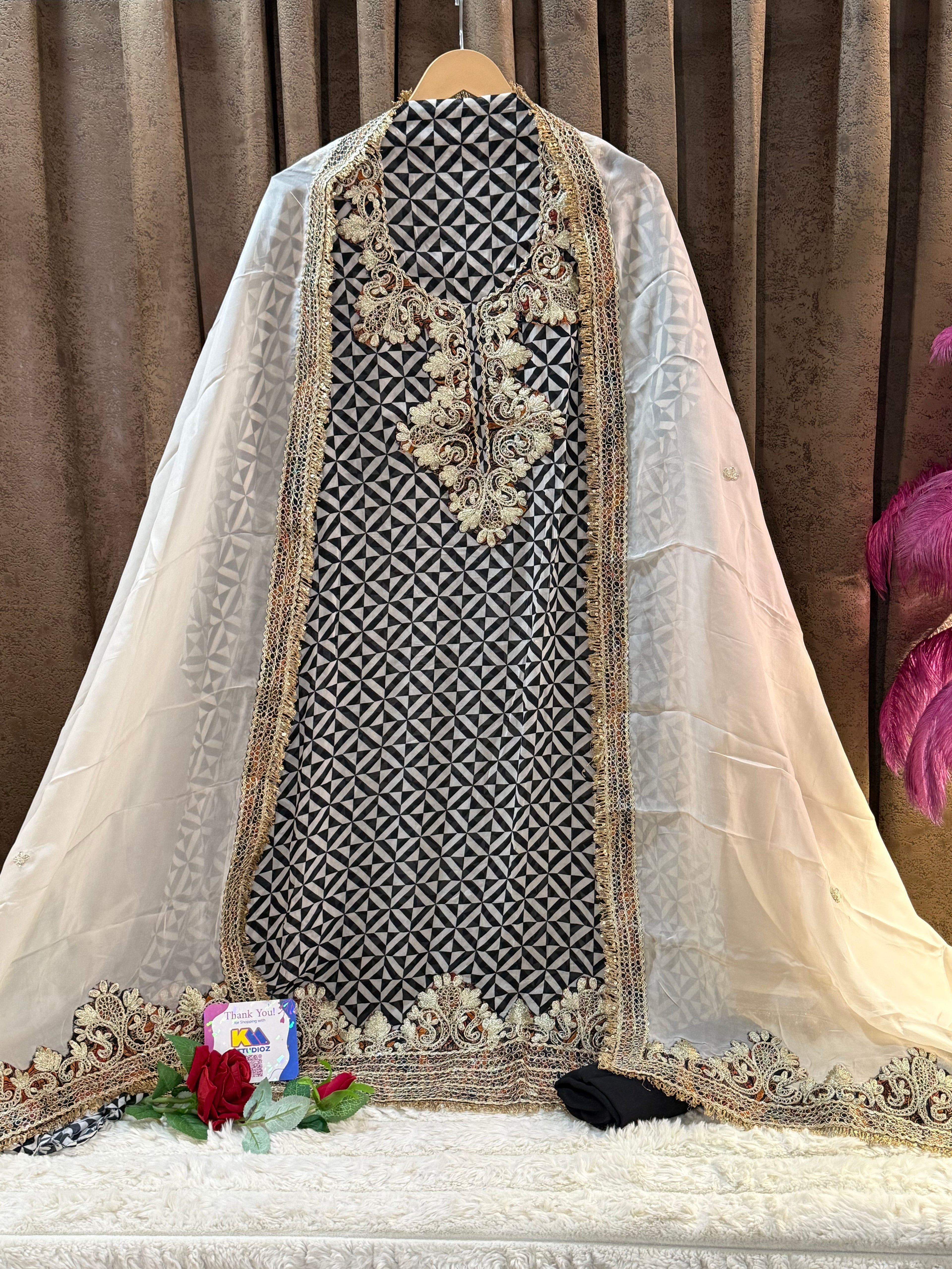Premium Pure Georgette Designer Suit