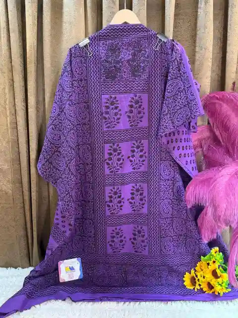Premium Cotton Hand Block Kurta Material