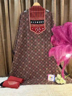 Pure Cotton Signature Ajrakh Designer Suit Set
