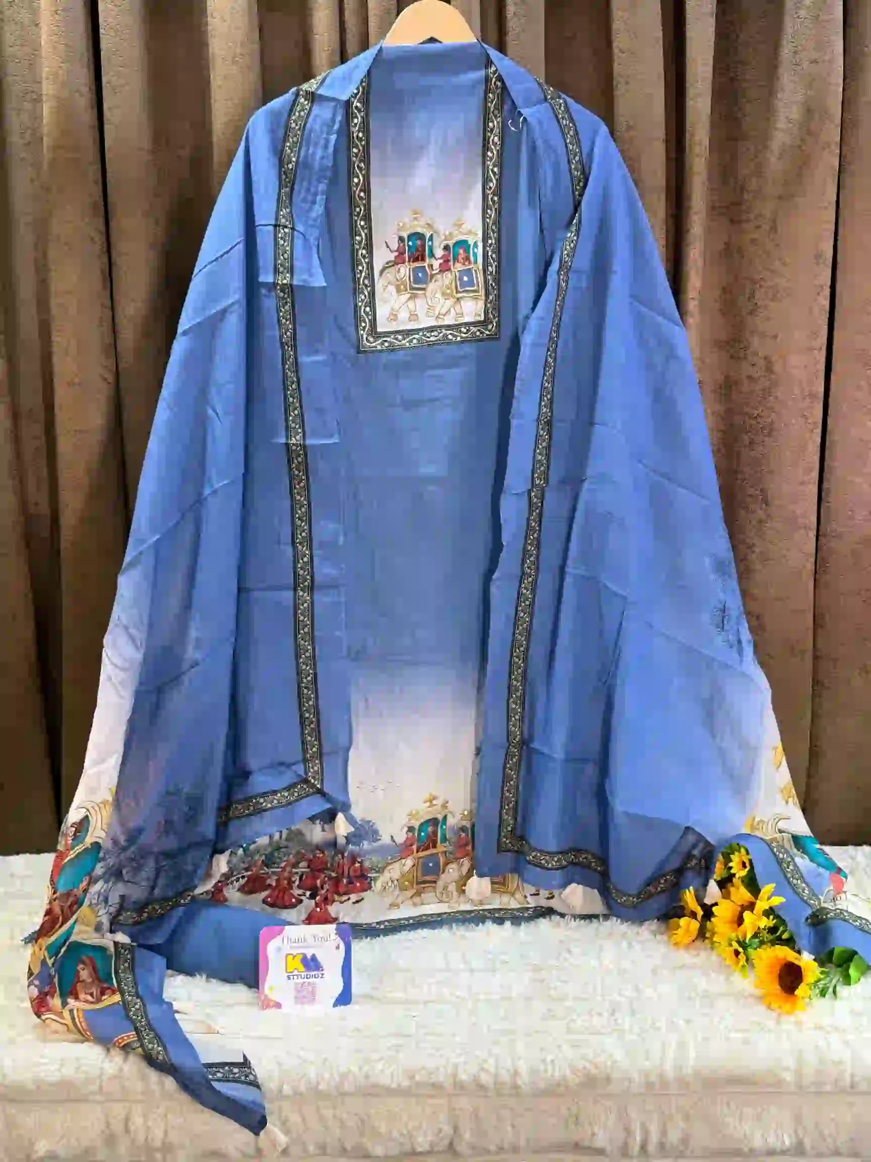 Royal Baraat Inspired Pure Mul Cotton Suit Set