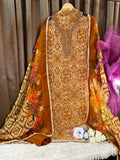 Premium Georgette Organza Designer Suit Set