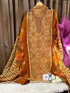 Premium Georgette Organza Designer Suit Set
