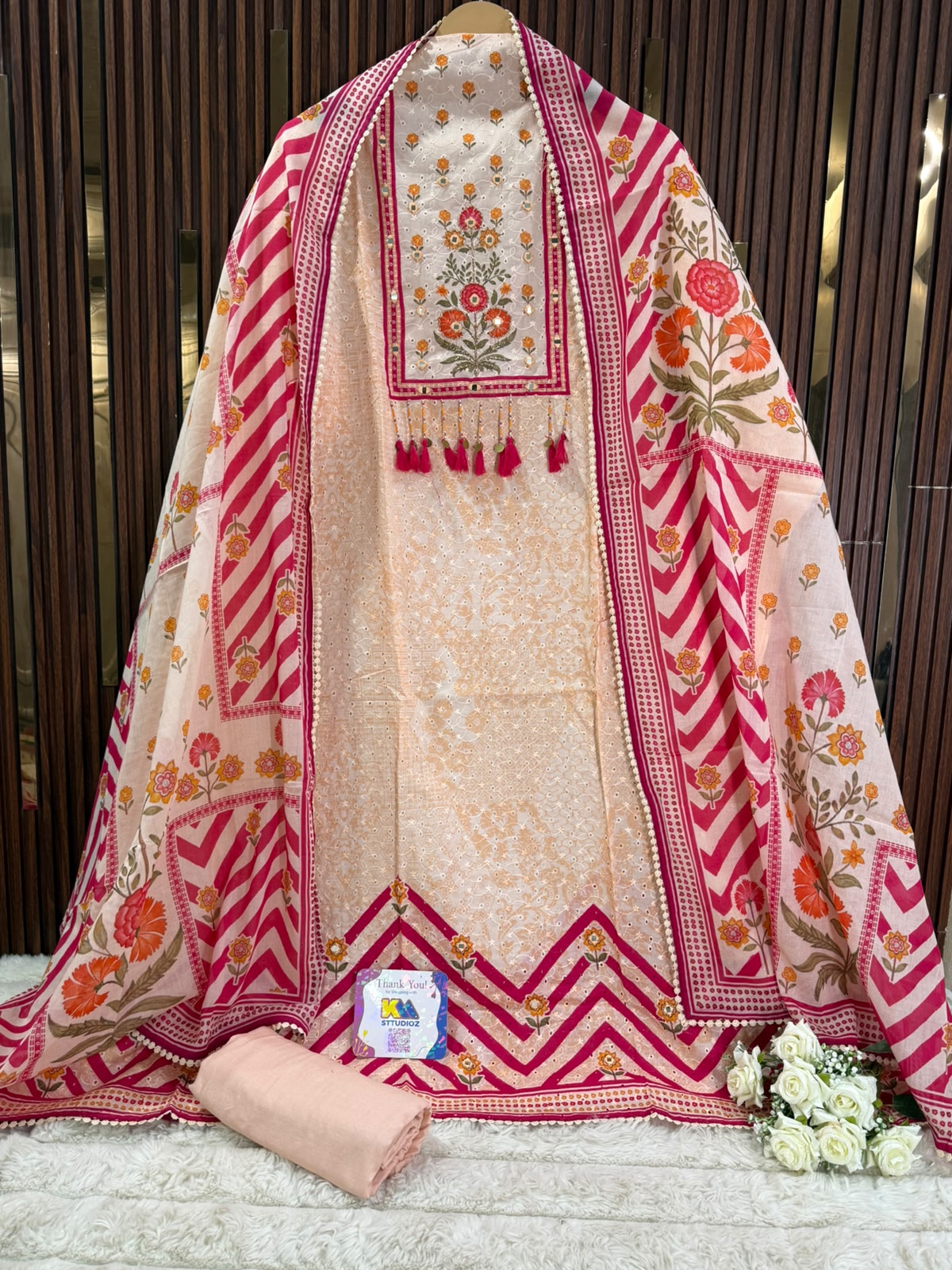 Hakoba Cotton Designer Kurta Set
