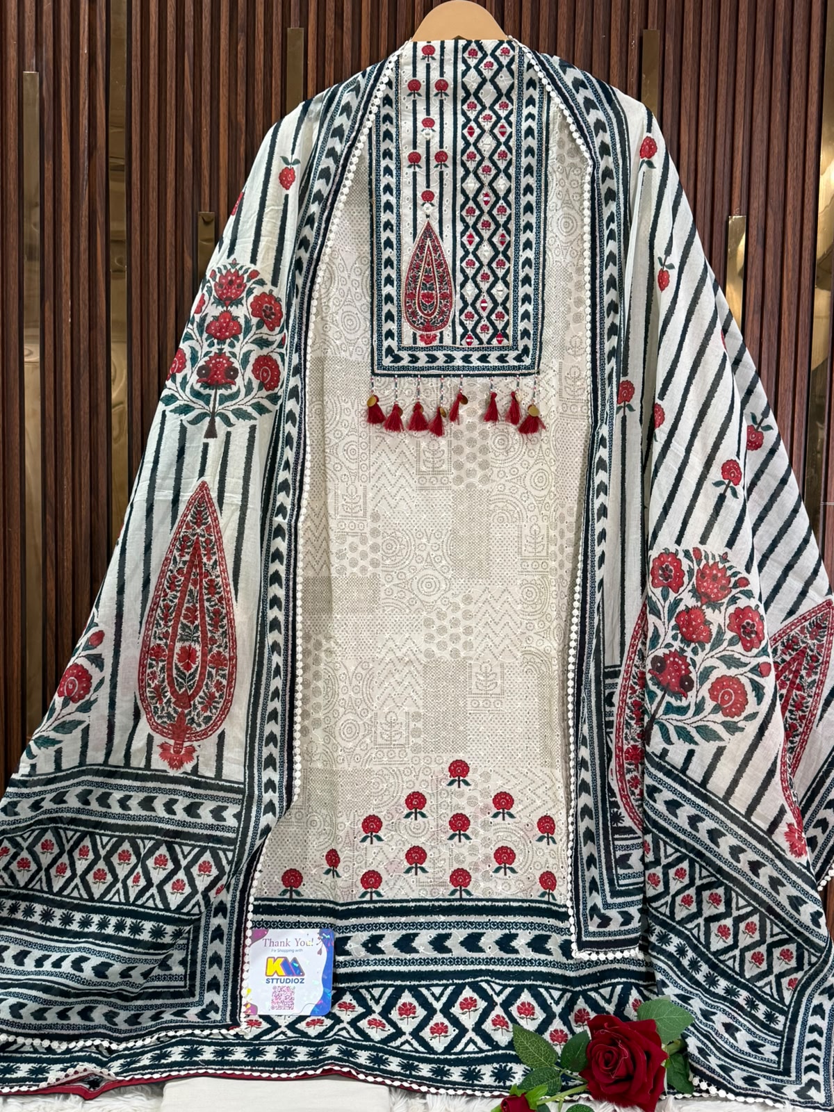 Hakoba Cotton Designer Kurta Set