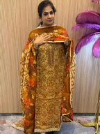 Premium Georgette Organza Designer Suit Set