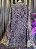 Dola Ajrakh × Banarasi 2-Piece Unstitched Suit Set
