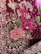 Premium Ombre Printed Organza Handwork Designer Suit Set