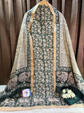 Pure Bhagalpuri Silk Floral Peacock Designer Suit Set