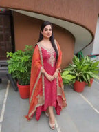 Festive Bandhani × Leheriya Designer Suit
