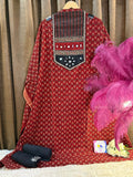 Pure Cotton Signature Ajrakh Designer Suit Set