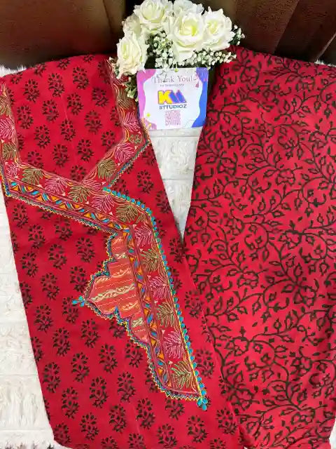 Pure Cotton Signature Ajrakh Designer Suit Set