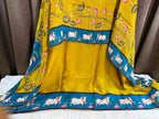 Pichwai Russian Silk Designer Suit Set