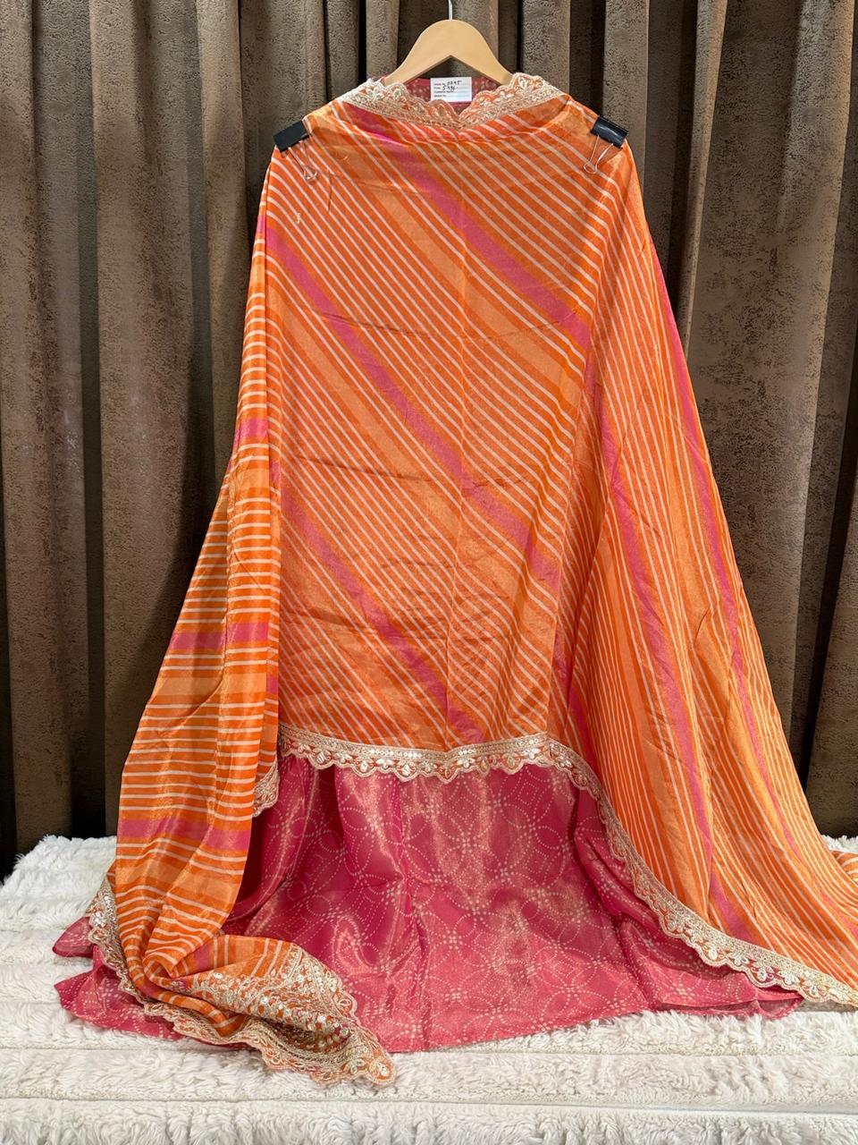 Festive Bandhani × Leheriya Designer Suit