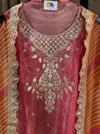 Festive Bandhani × Leheriya Designer Suit