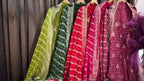 Bandhani Dola Silk Banarasi Designer Suit Set