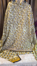 Pure Cotton Jaipuri Hand Block Print Designer Suit Set