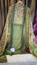 Pure Raw Silk Kalamkari Designer Suit Set