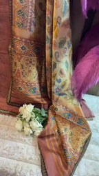 Pure Raw Silk Kalamkari Designer Suit Set