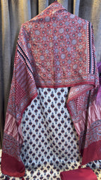 Luxury Ajrakh Mashru Silk Suit Set