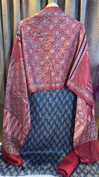 Luxury Ajrakh Mashru Silk Suit Set