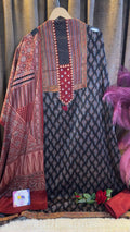 Luxury Ajrakh Mashru Silk Suit Set