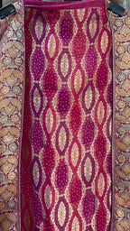 Pure Khaddi Georgette Banarasi Bandhani Suit Set