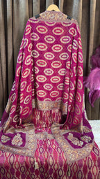 Pure Khaddi Georgette Banarasi Bandhani Suit Set