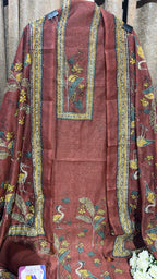 Calcutta Kantha & Knot Work Designer Suit Set