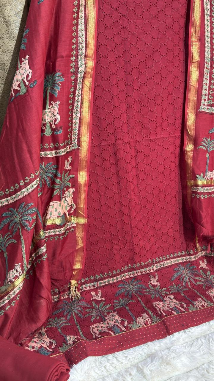 Hakuba Cotton Heritage Designer Suit Set