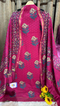 Hakuba Cotton Floral Designer Suit Set