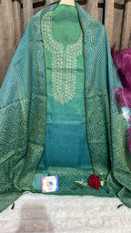 Shimmer Tissue Bandhani Designer Suit Set