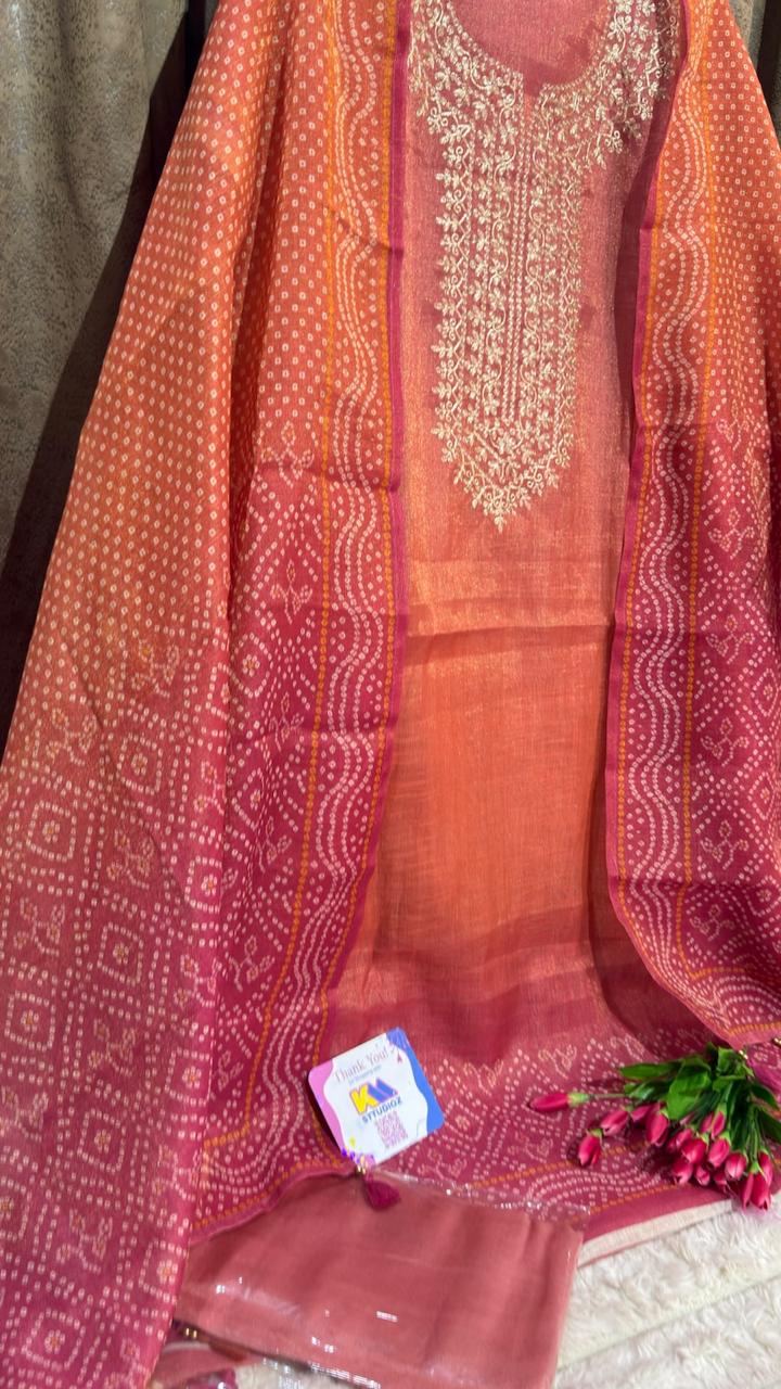 Shimmer Tissue Designer Suit Set