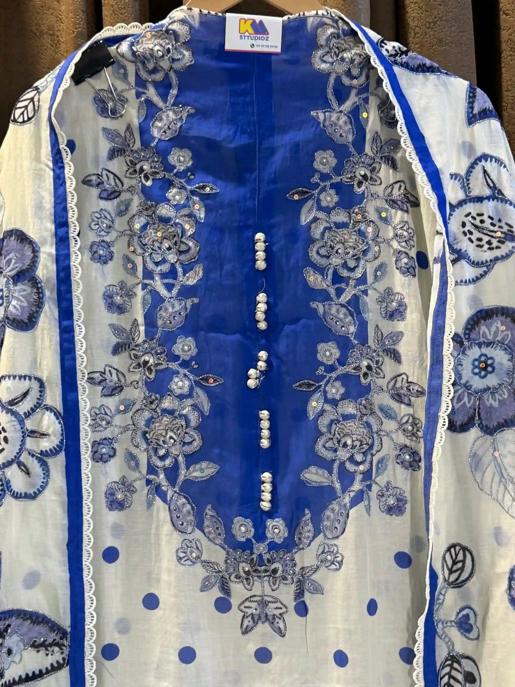 Premium Designer Muslin Cotton Suit Set