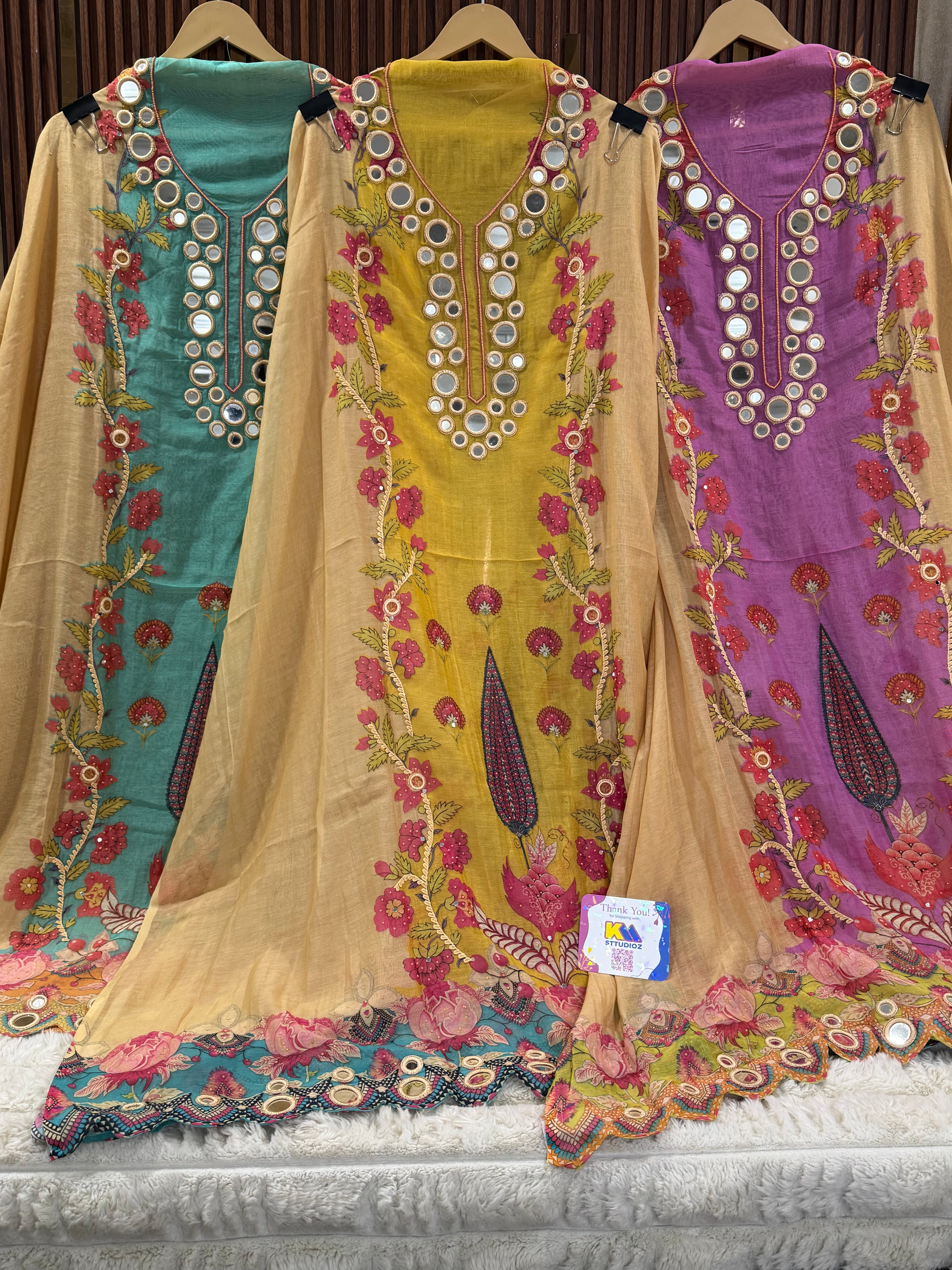 Women's Ethnic Suit Set (3-Piece)