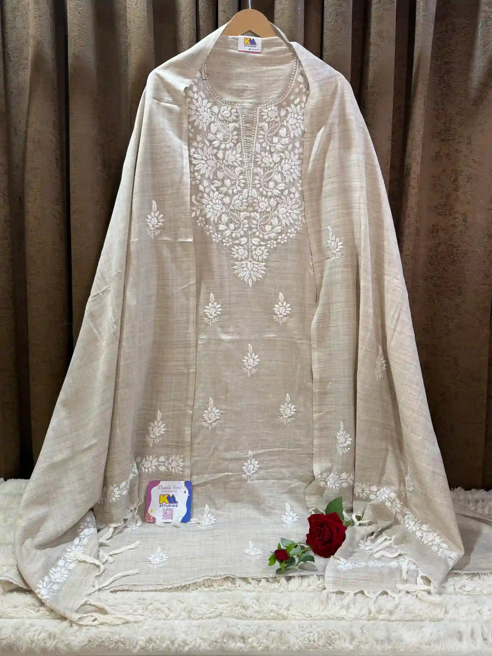 Hand Lucknowi Chikankari Suit