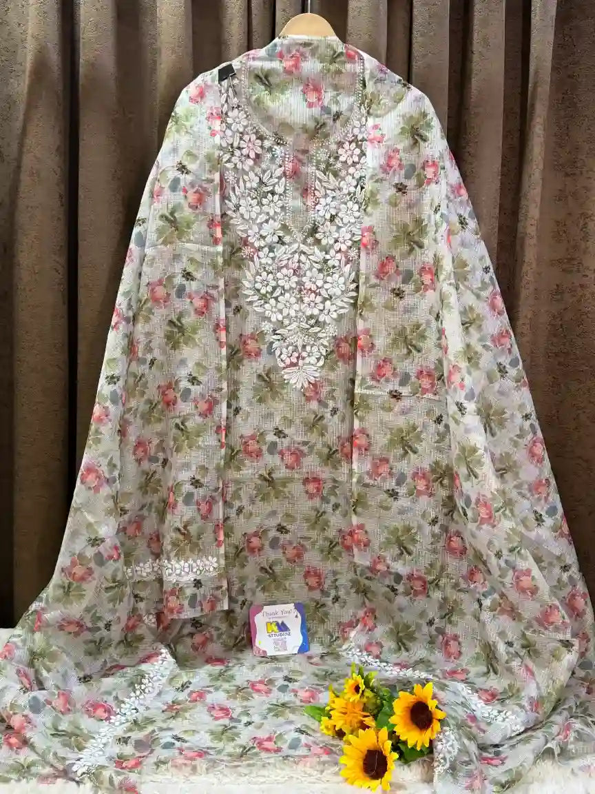 Hand Lucknowi Chikankari Suit